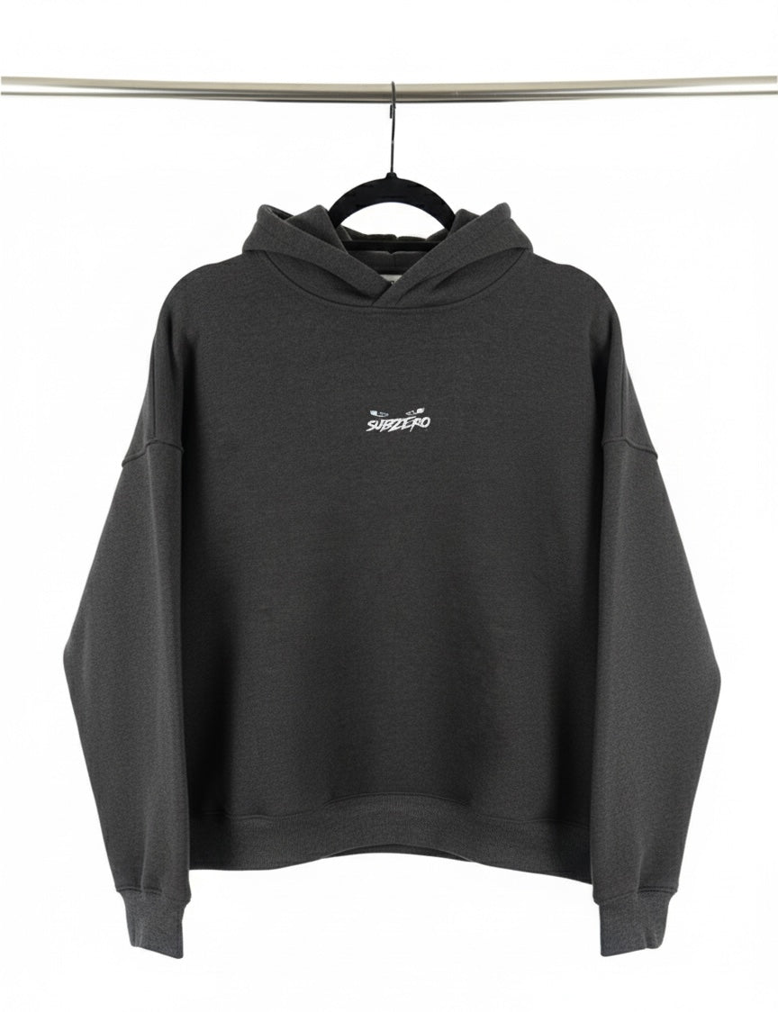 Ninja Figure Hoodie - Grey