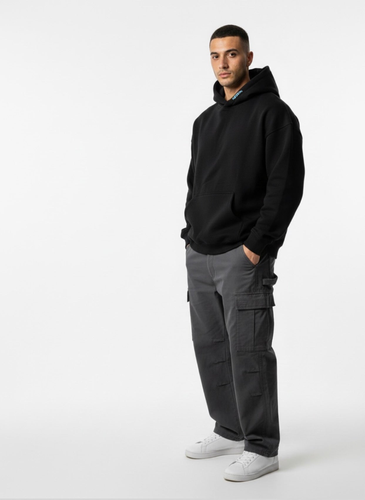 Large Logo Hoodie - Black