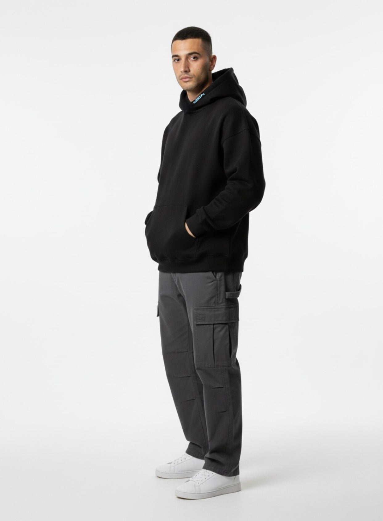 Large Logo Hoodie - Black